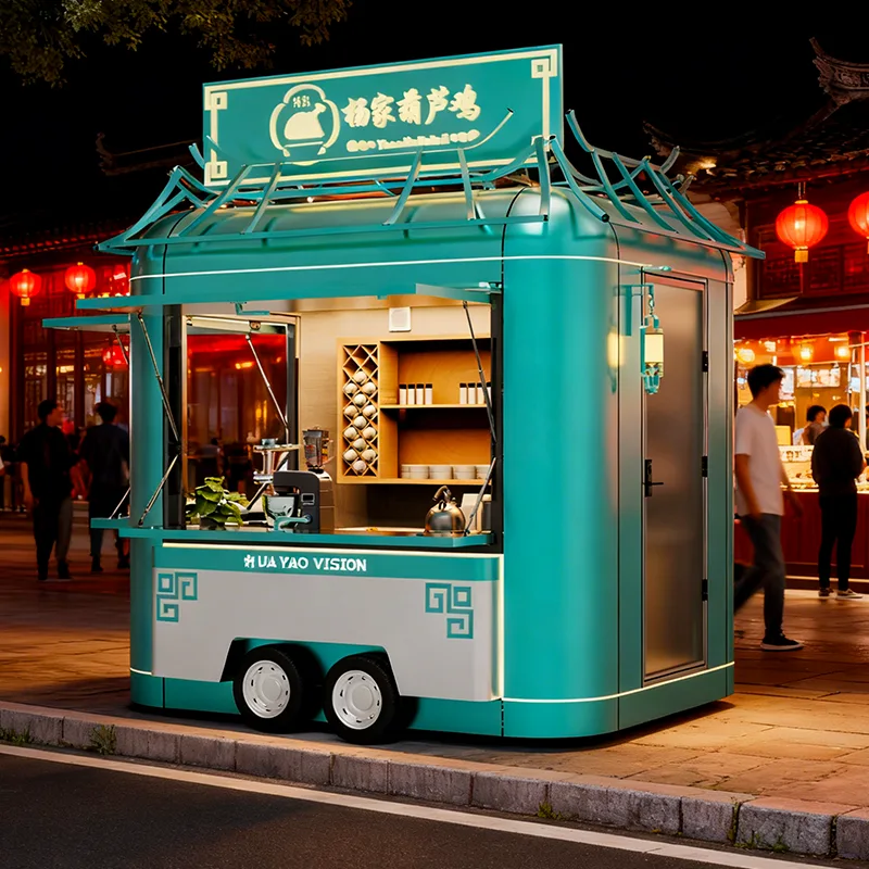 Mobilna przyczepa gastronomiczna